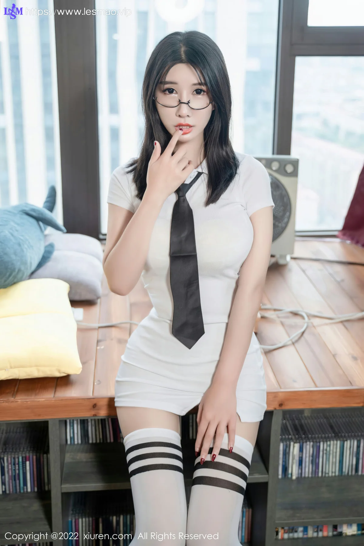 XiuRen 秀人 No.5472  E罩杯大灯 夏沫沫tifa 少女风姑娘22 - 9