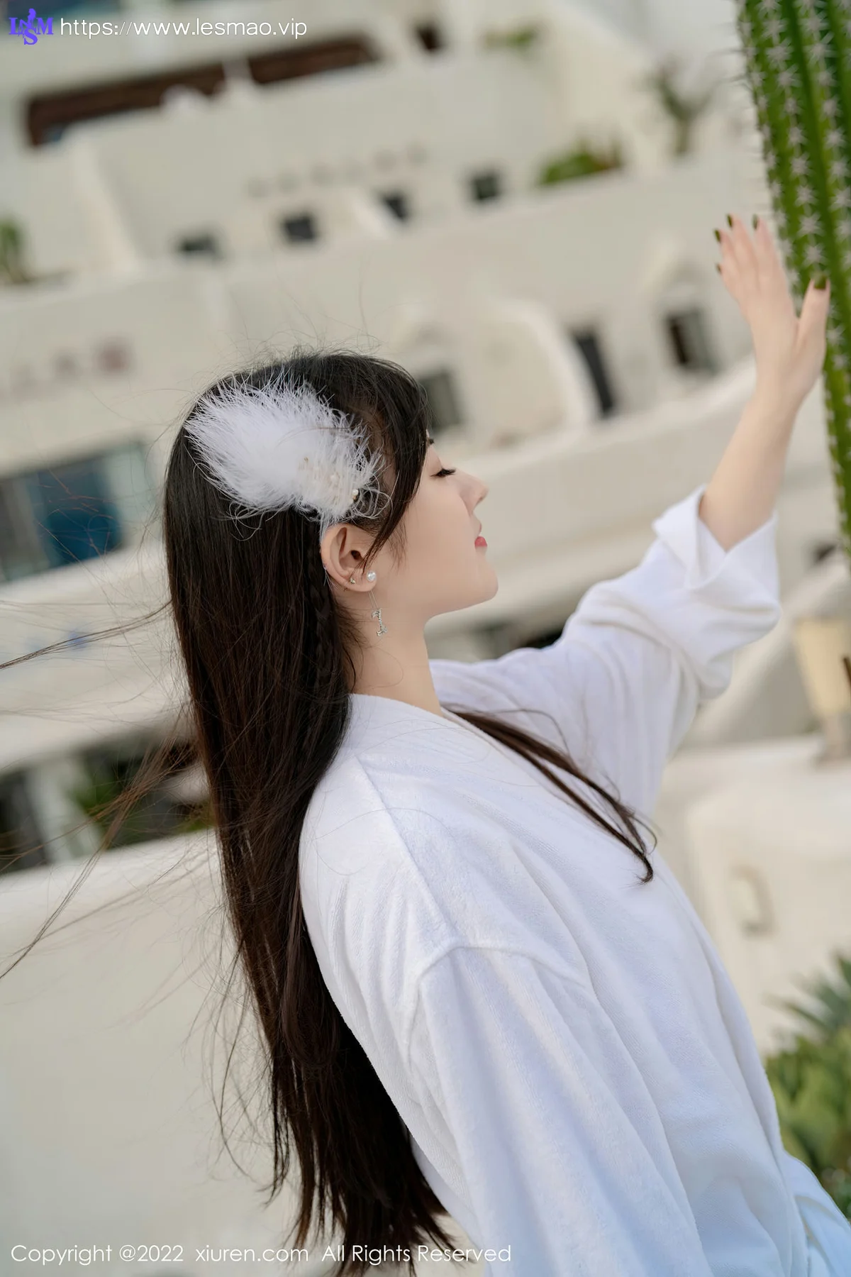 XiuRen 秀人 No.5476 白色比基尼 诗诗kiki 大理旅拍写真 - 8