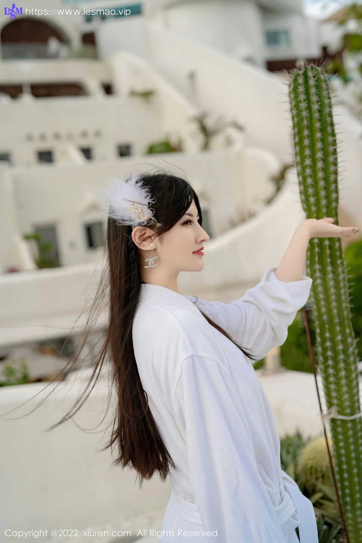 XiuRen 秀人 No.5476 白色比基尼 诗诗kiki 大理旅拍写真 - 9