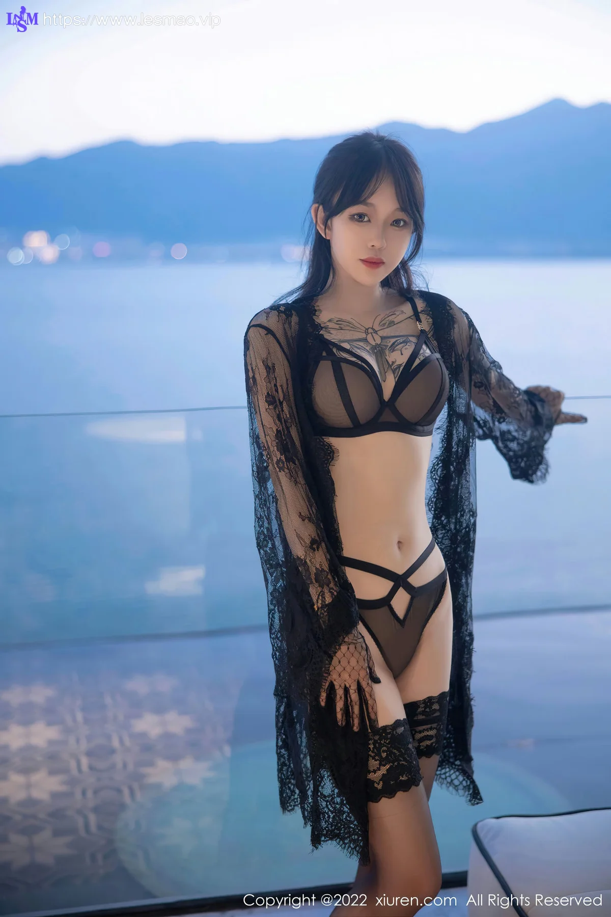 XiuRen 秀人 No.5491 网纱披风 奶瓶. 大理旅拍1 - 1