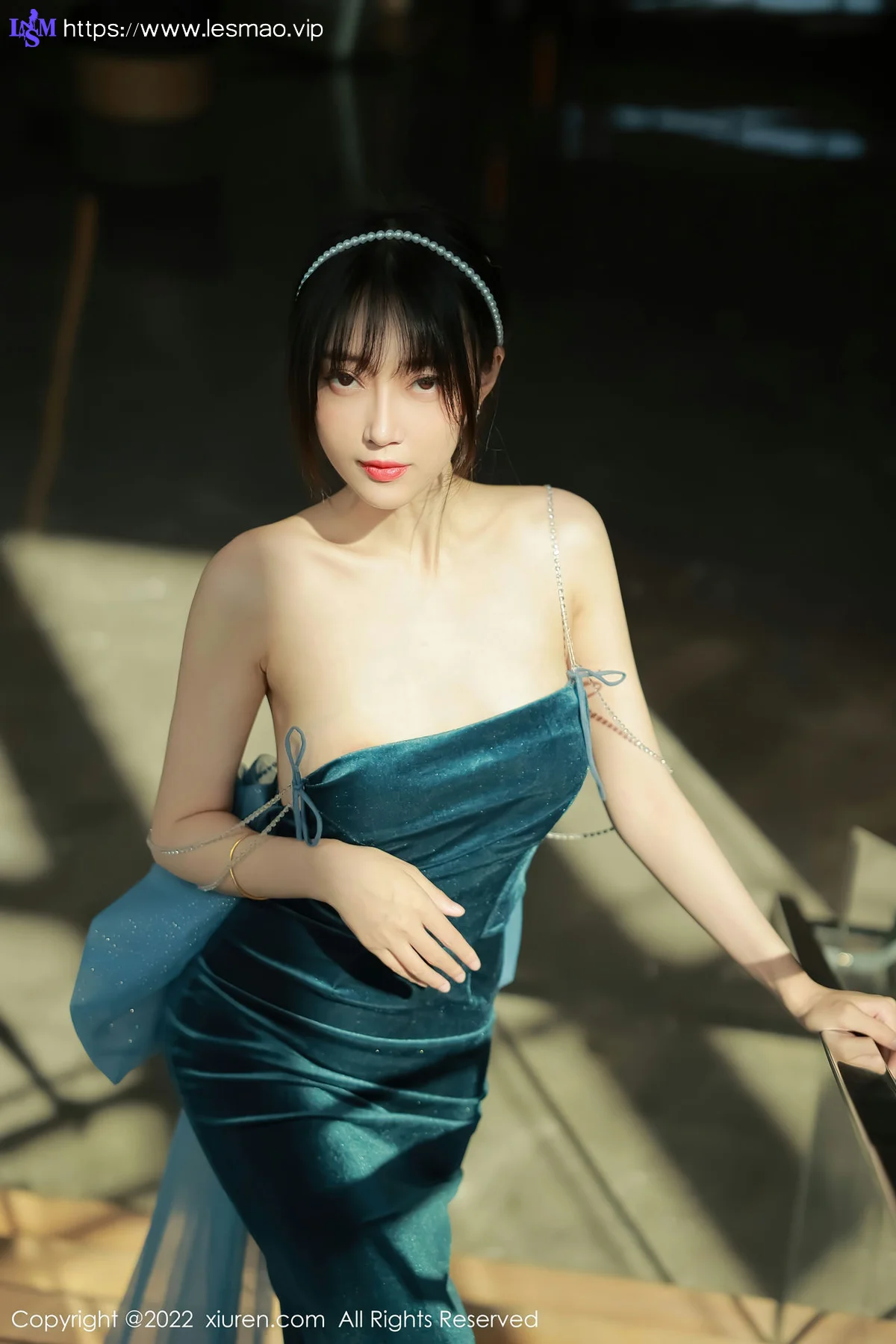 XiuRen 秀人 No.5493 吊带长礼裙 玥儿玥er 香格里拉旅拍33 - 6