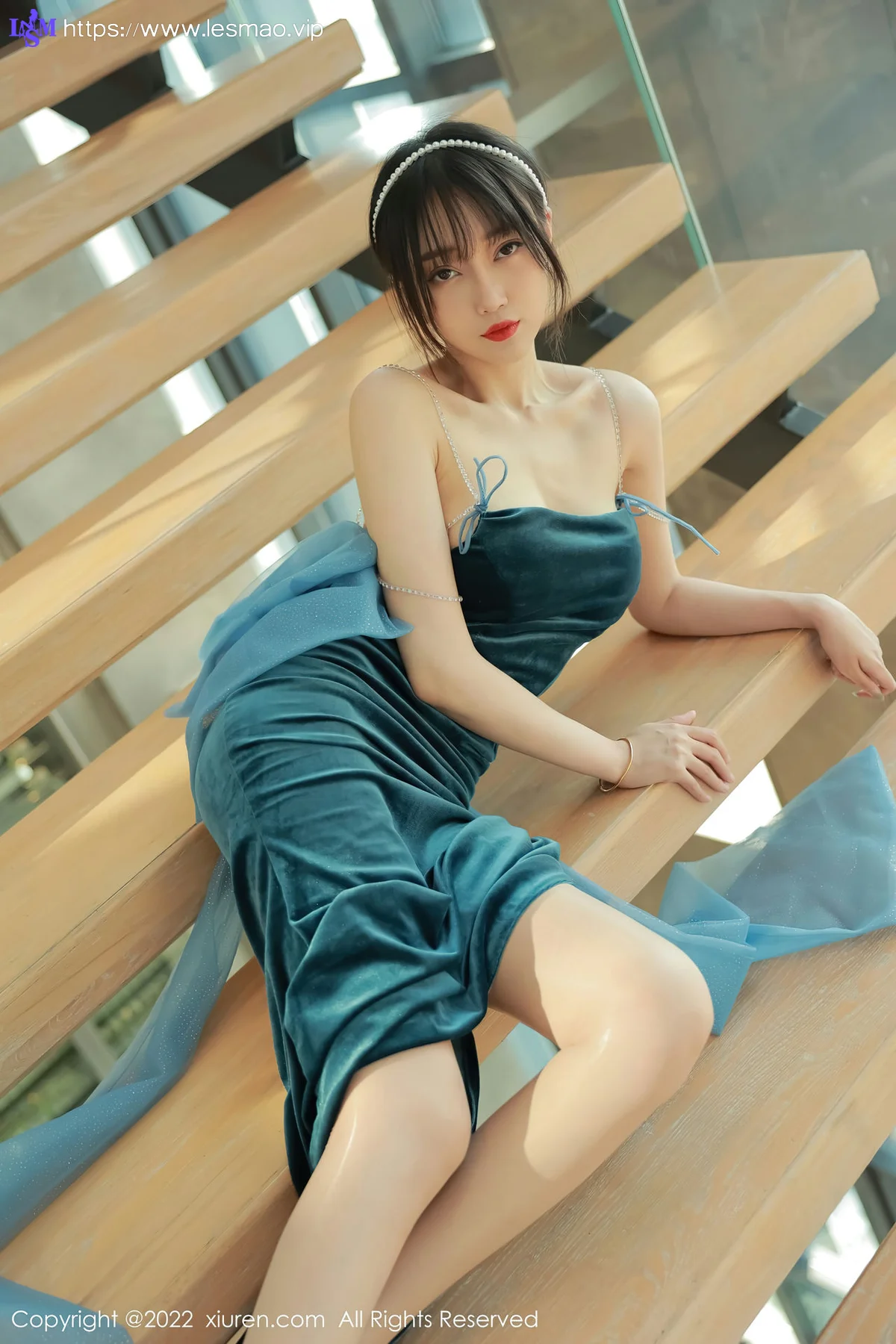 XiuRen 秀人 No.5493 吊带长礼裙 玥儿玥er 香格里拉旅拍33 - 3