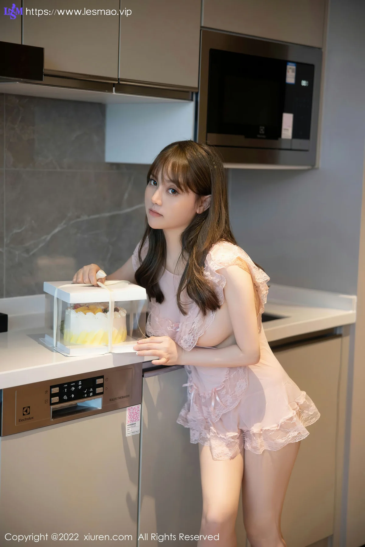 XiuRen 秀人 No.5497 轻透网纱睡裙 豆瓣酱 性感写真 - 7
