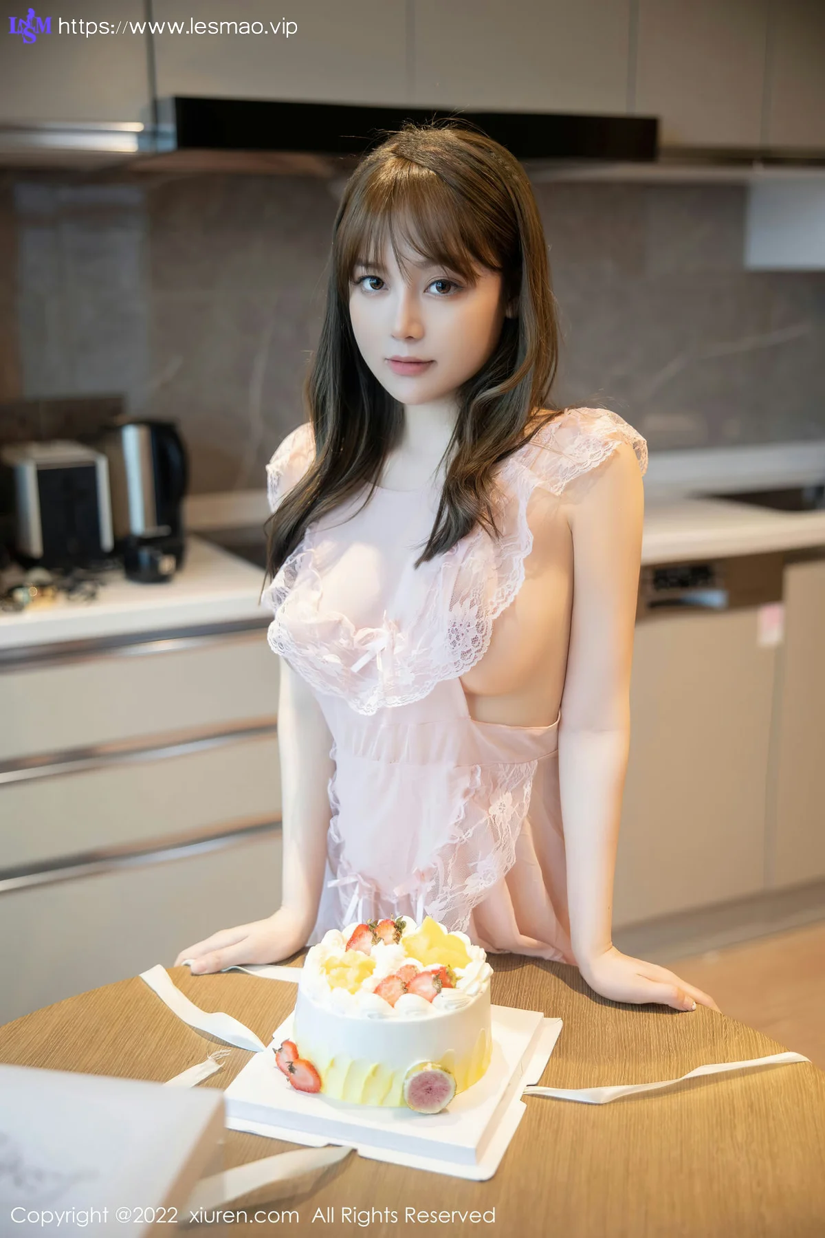 XiuRen 秀人 No.5497 轻透网纱睡裙 豆瓣酱 性感写真 - 8