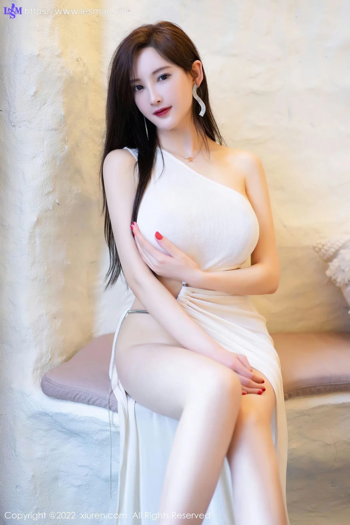 XiuRen 秀人 No.5502 轻透连衣长裙 奶瓶土肥圆矮挫丑黑穷 - 2