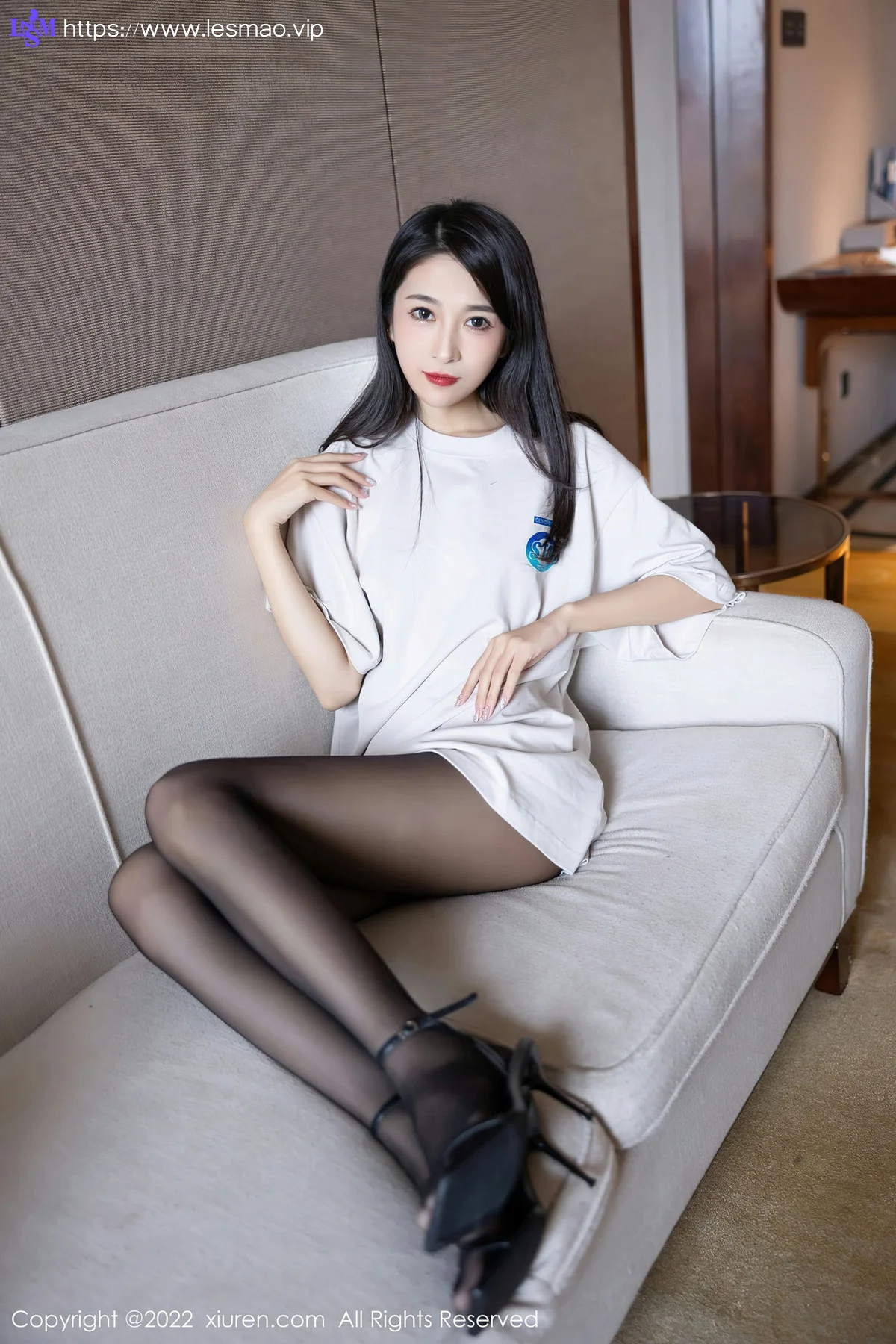 XiuRen 秀人 No.5507 皮质吊带 林乐一 性感写真 - 7