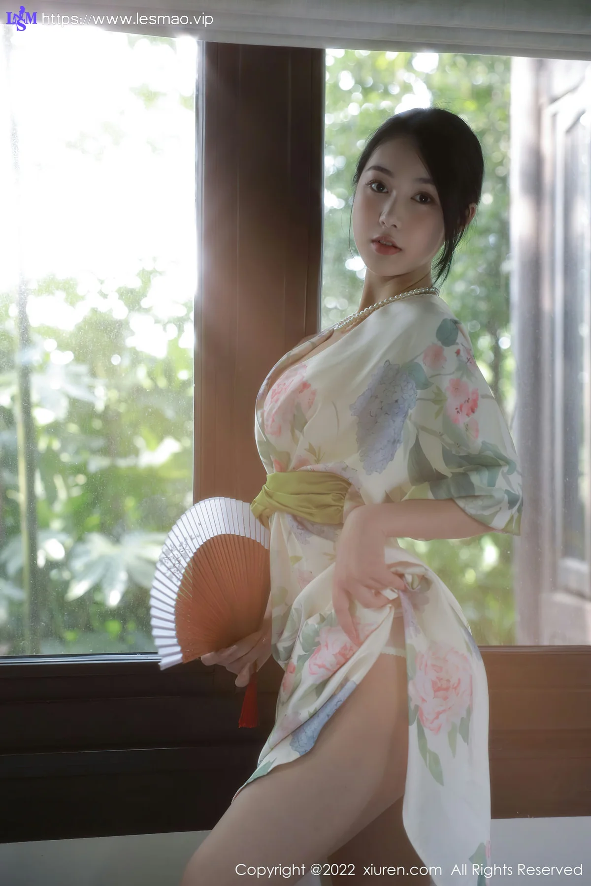 XiuRen 秀人 No.5514 谢晚晚 花纹长裙性感写真2 - 5