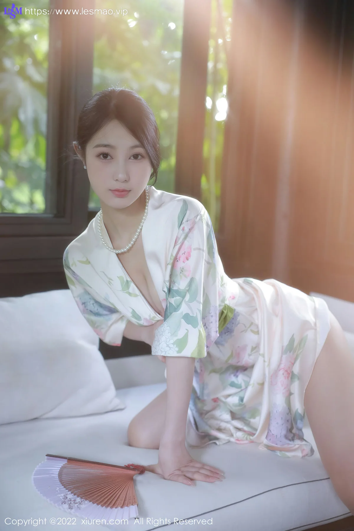 XiuRen 秀人 No.5514 谢晚晚 花纹长裙性感写真2 - 9