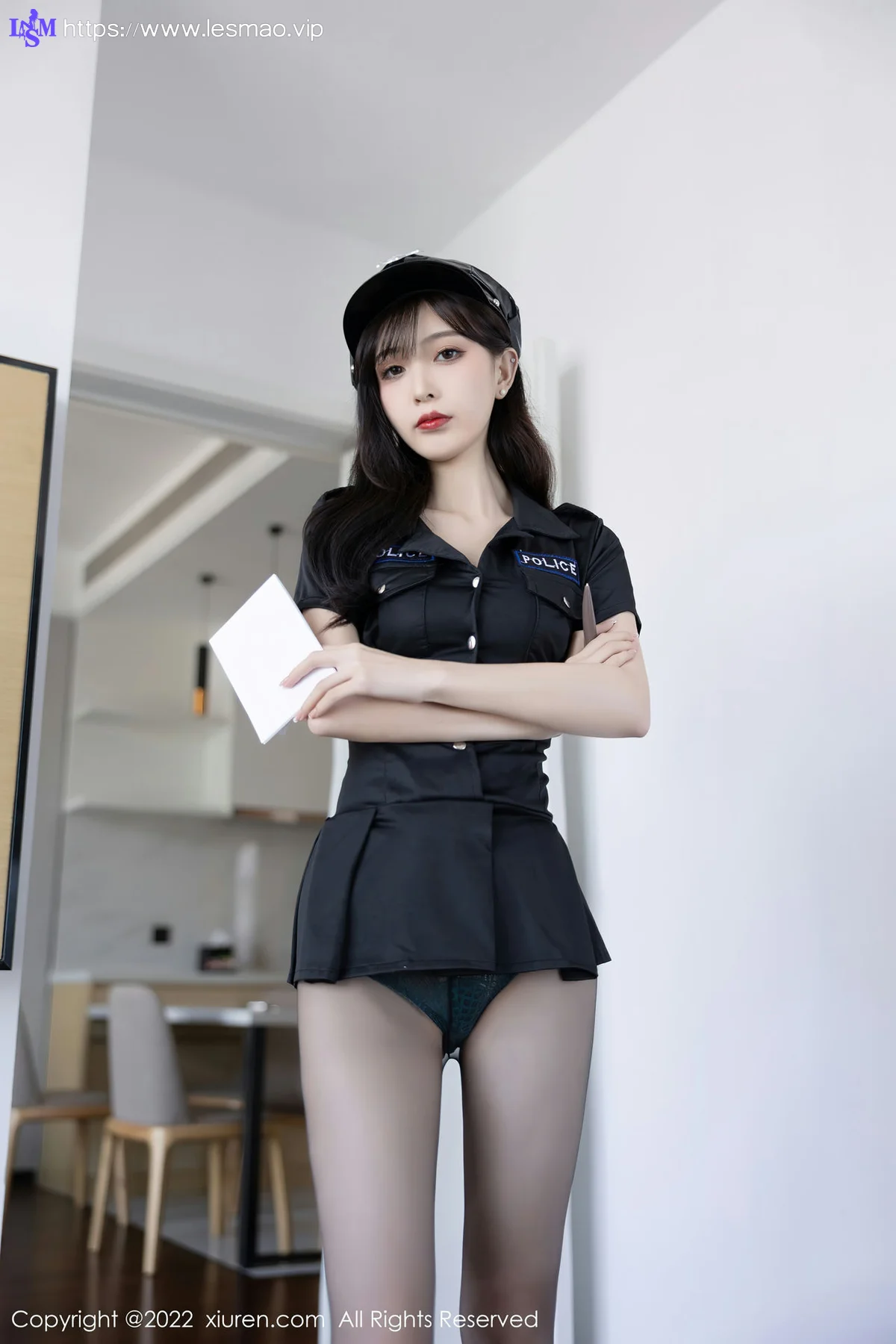 XiuRen 秀人 No.5517 林星阑 黑色制服诱惑性感写真1 - 9