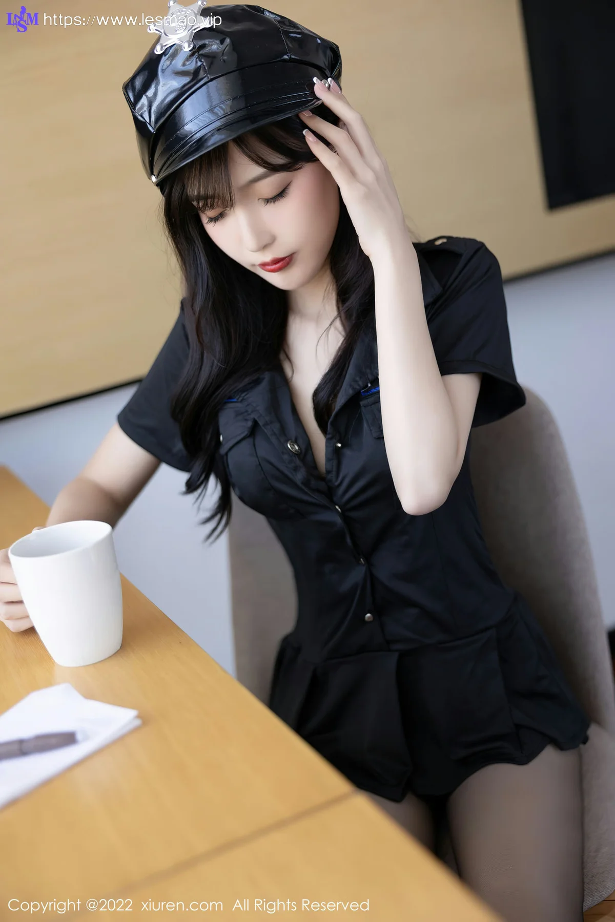 XiuRen 秀人 No.5517 林星阑 黑色制服诱惑性感写真1 - 10