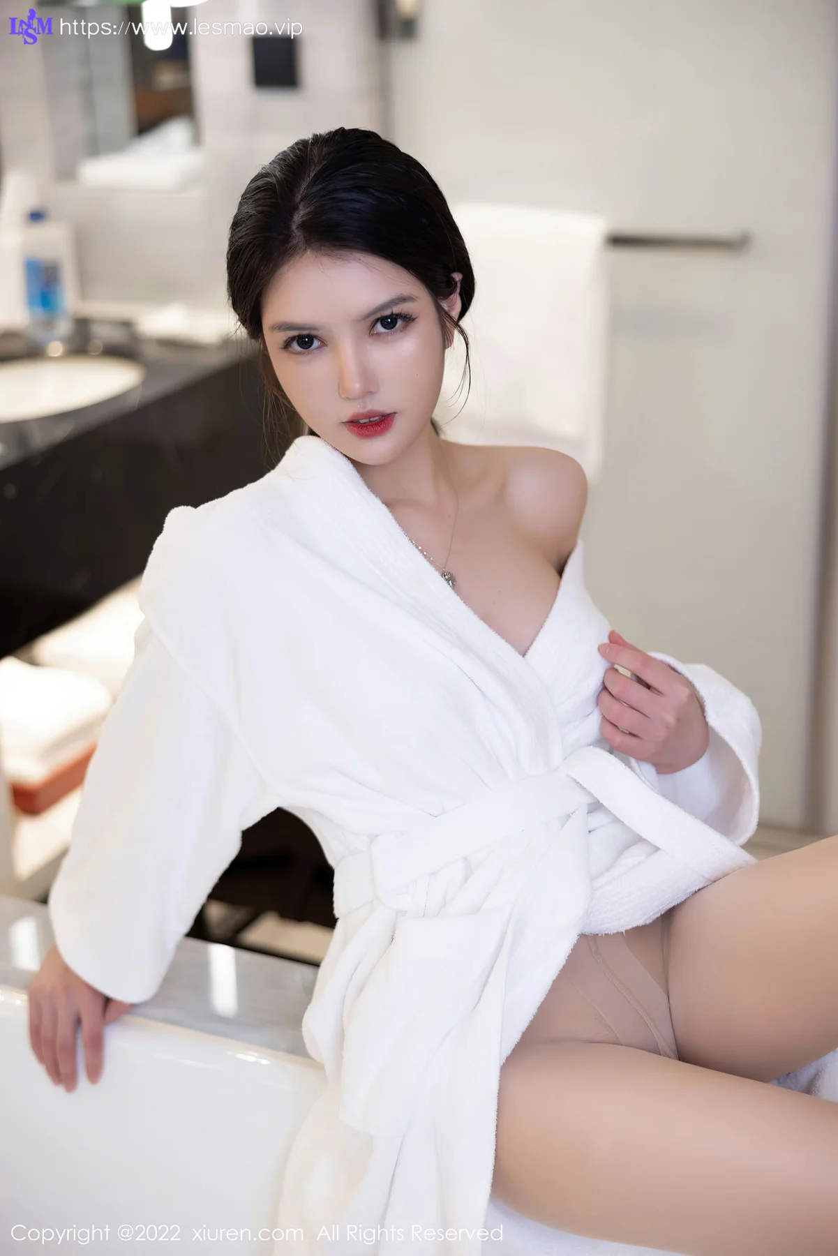 XiuRen 秀人 No.5522 淋浴室拍摄 媛媛酱belle 海南心愿旅拍 - 6