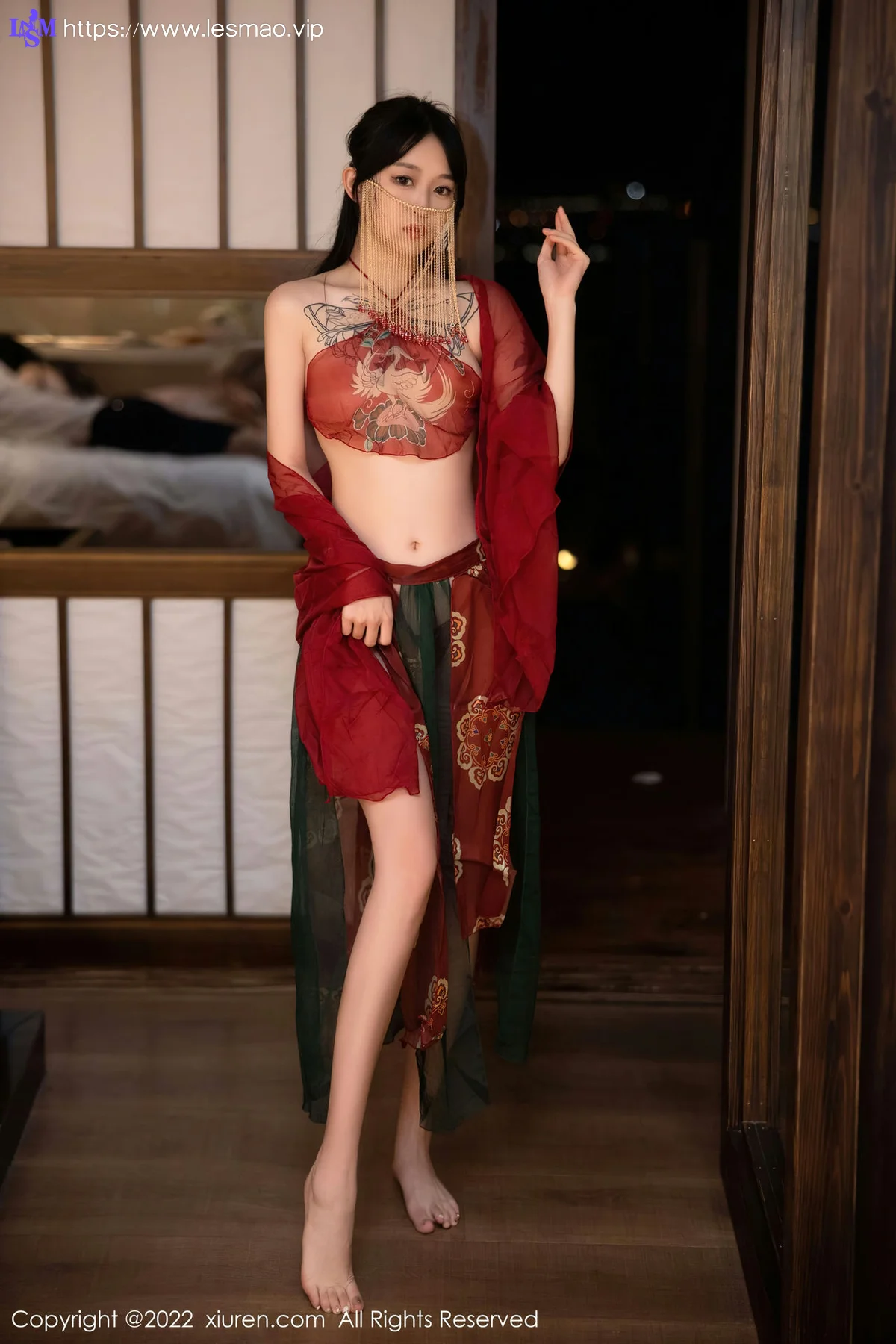 XiuRen 秀人 No.5527 红色古装服饰 奶瓶. 大理旅拍 - 5