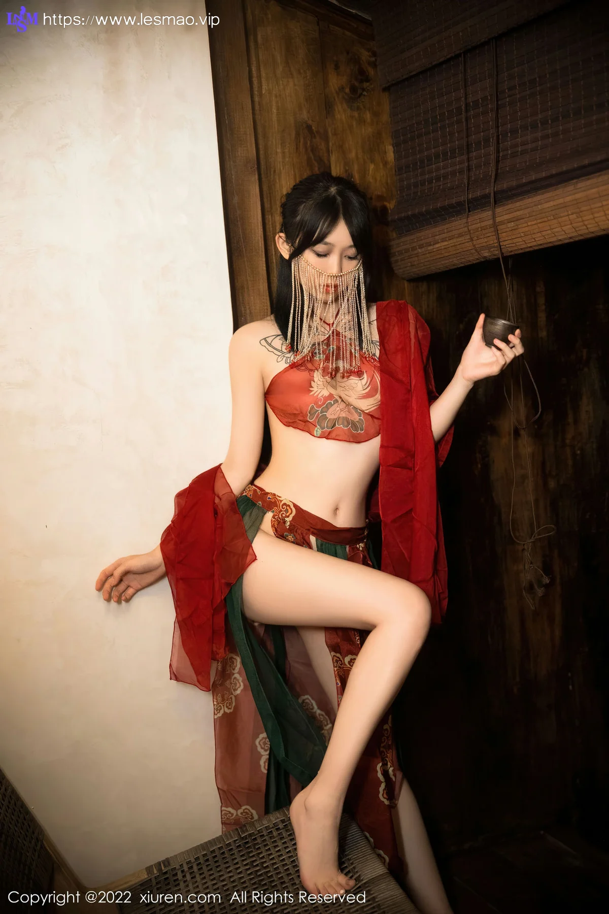 XiuRen 秀人 No.5527 红色古装服饰 奶瓶. 大理旅拍 - 10