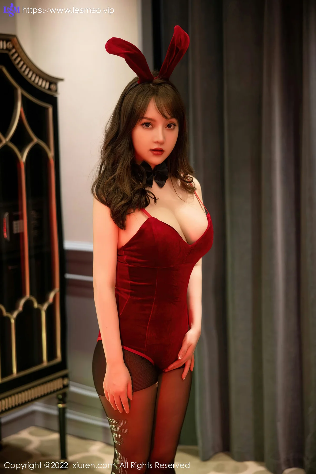 XiuRen 秀人 No.5533 豆瓣酱 高开叉服饰兔子装性感写真3 - 3