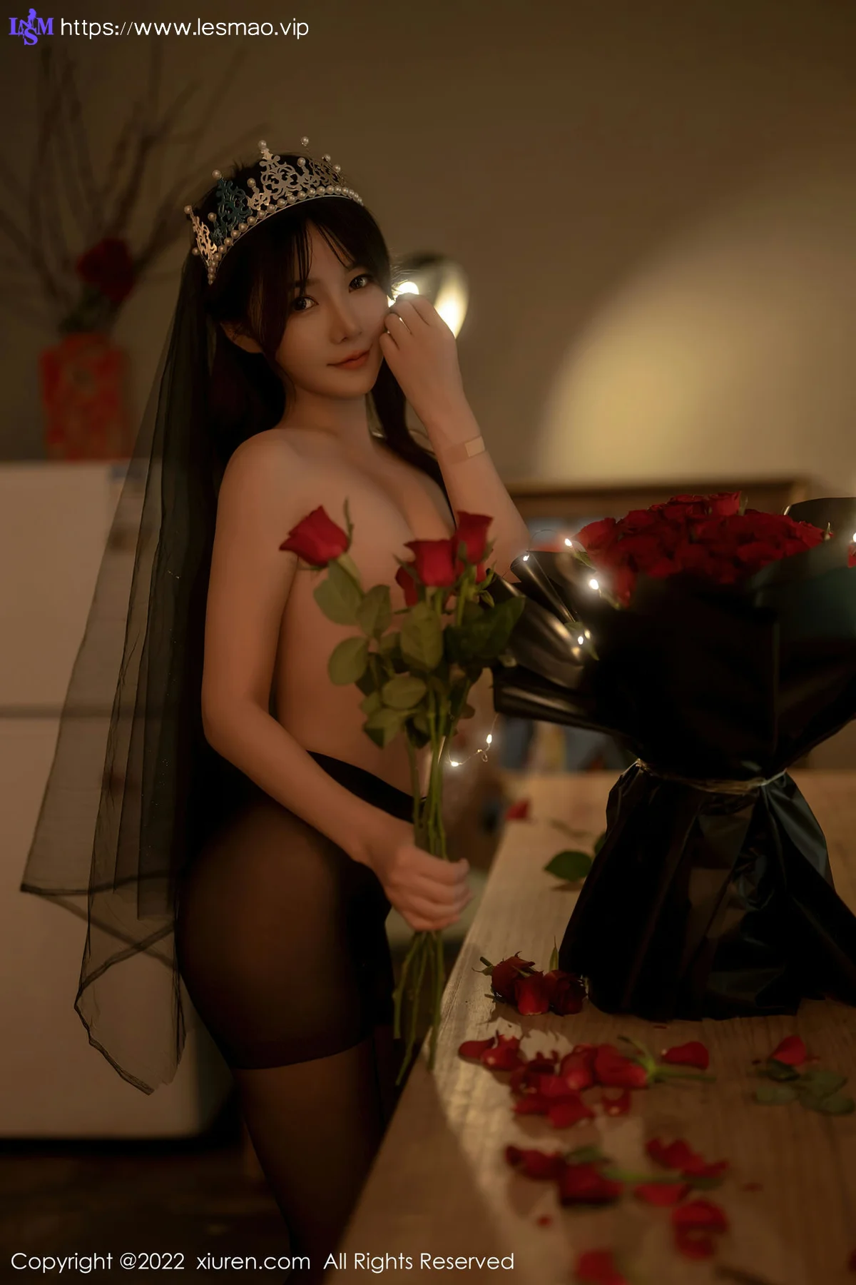XiuRen 秀人 No.5552 魅惑黑丝 婠婠么 性感写真3 - 5