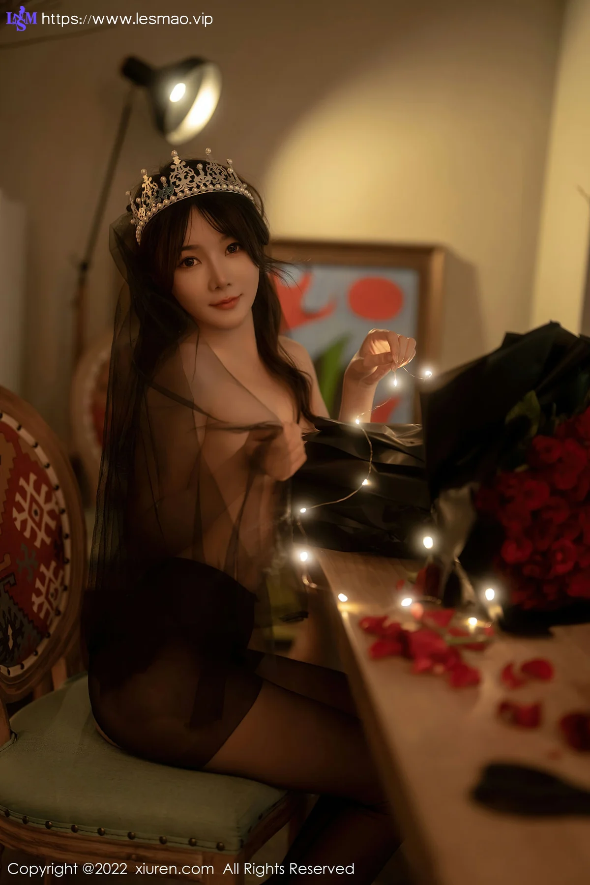 XiuRen 秀人 No.5552 魅惑黑丝 婠婠么 性感写真3 - 9