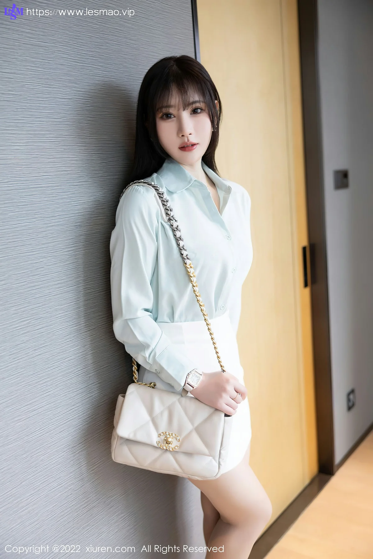 XiuRen 秀人 No.5555 白色短裙 张欣欣 性感写真11 - 4