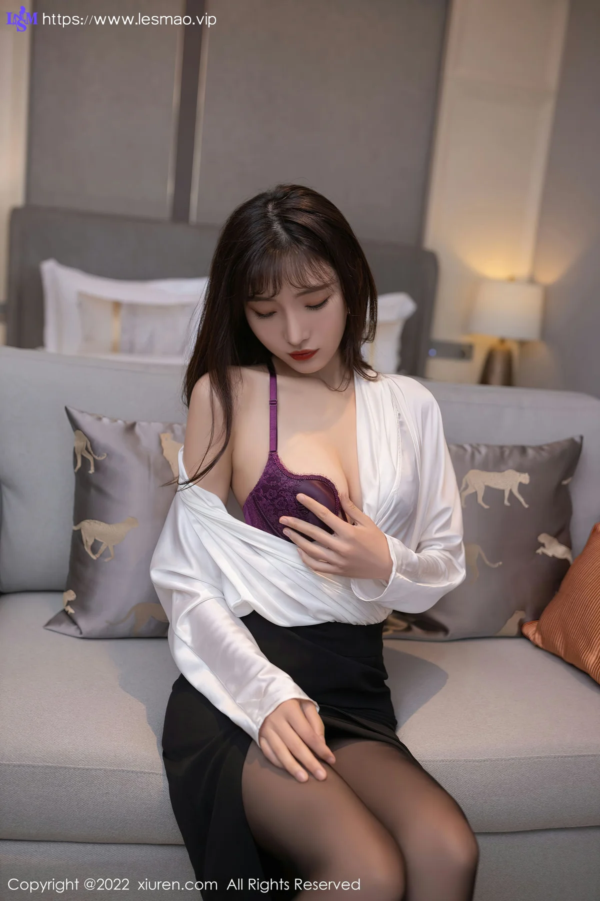 XiuRen 秀人 No.5564 蕾丝内衣 陆萱萱 性感私房 - 5