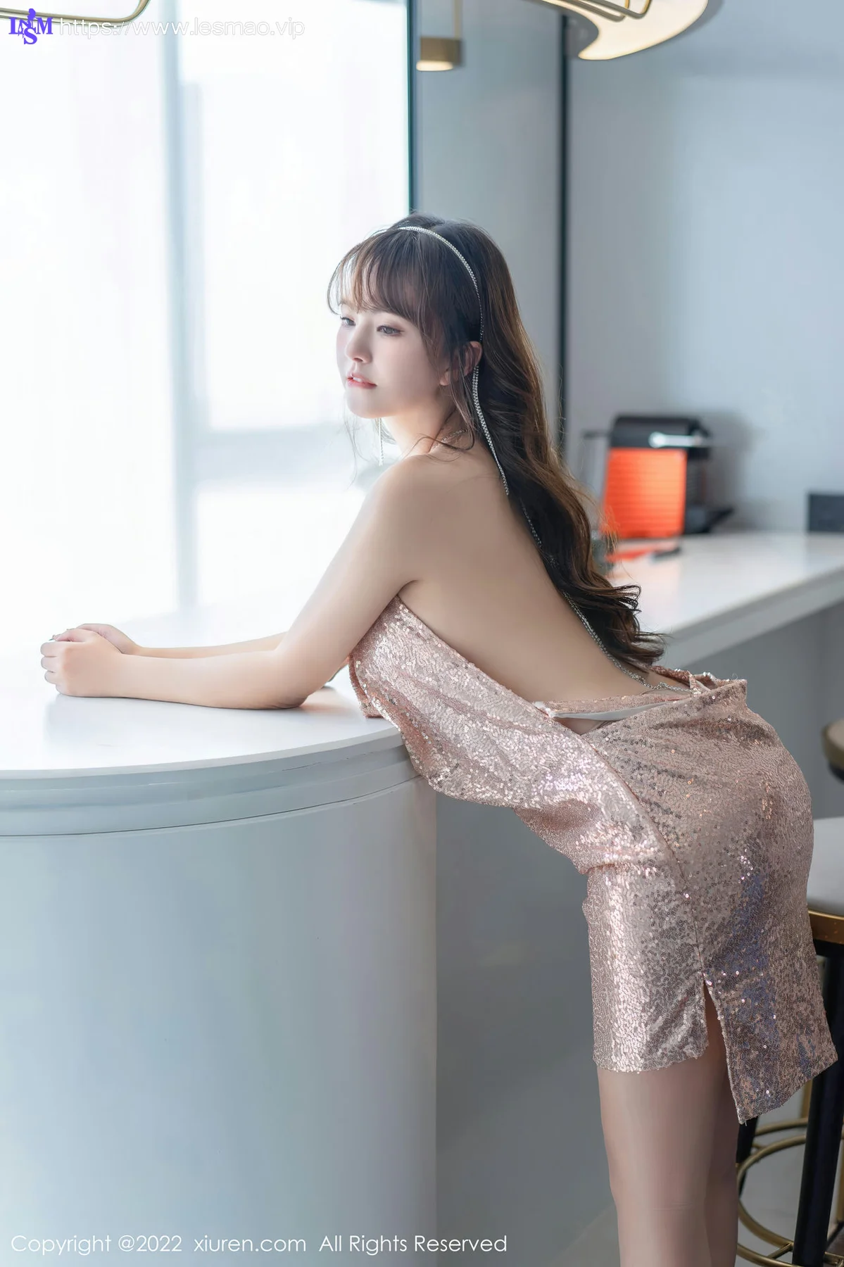 XiuRen 秀人 No.5567 张思允Nice粉色闪亮吊带性感写真 - 1