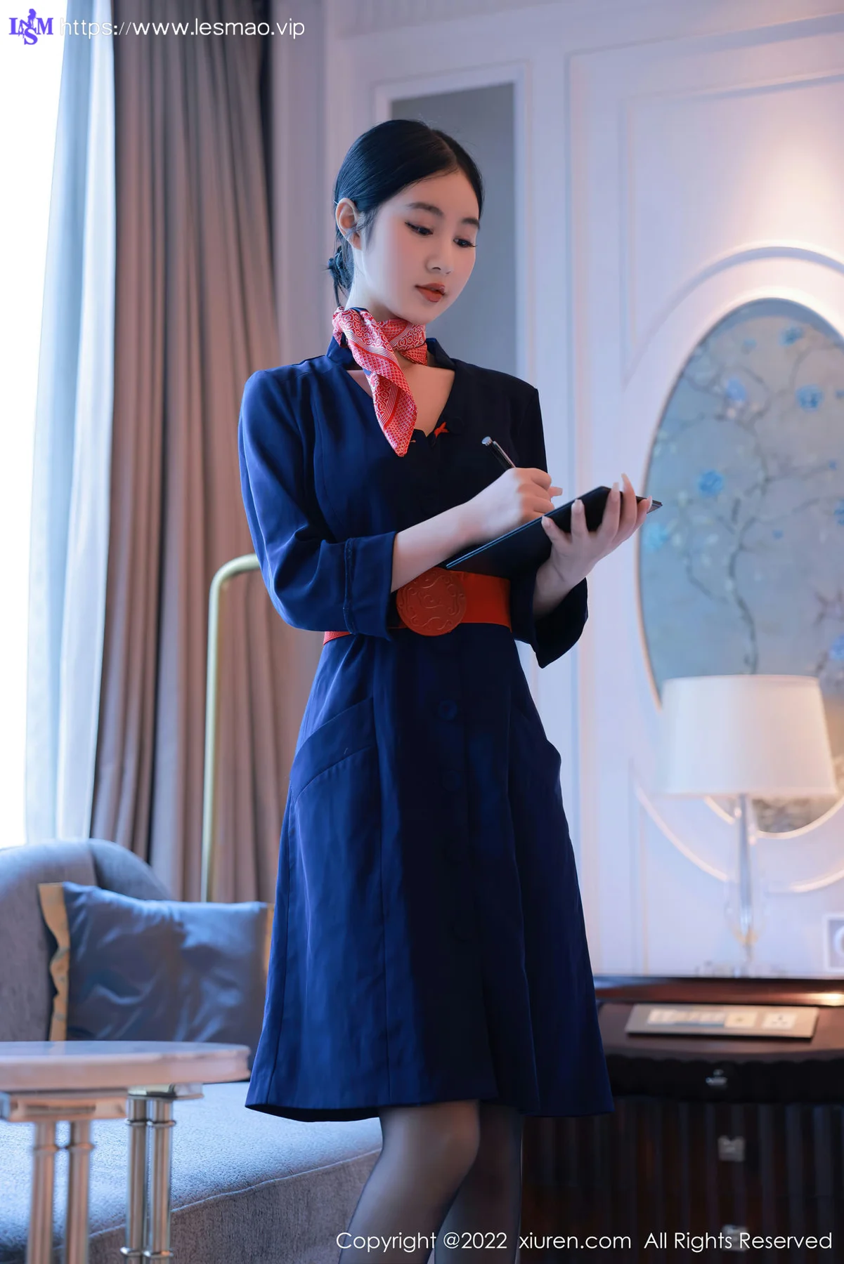 XiuRen 秀人 No.5579 谢晚晚 空姐制服 - 2