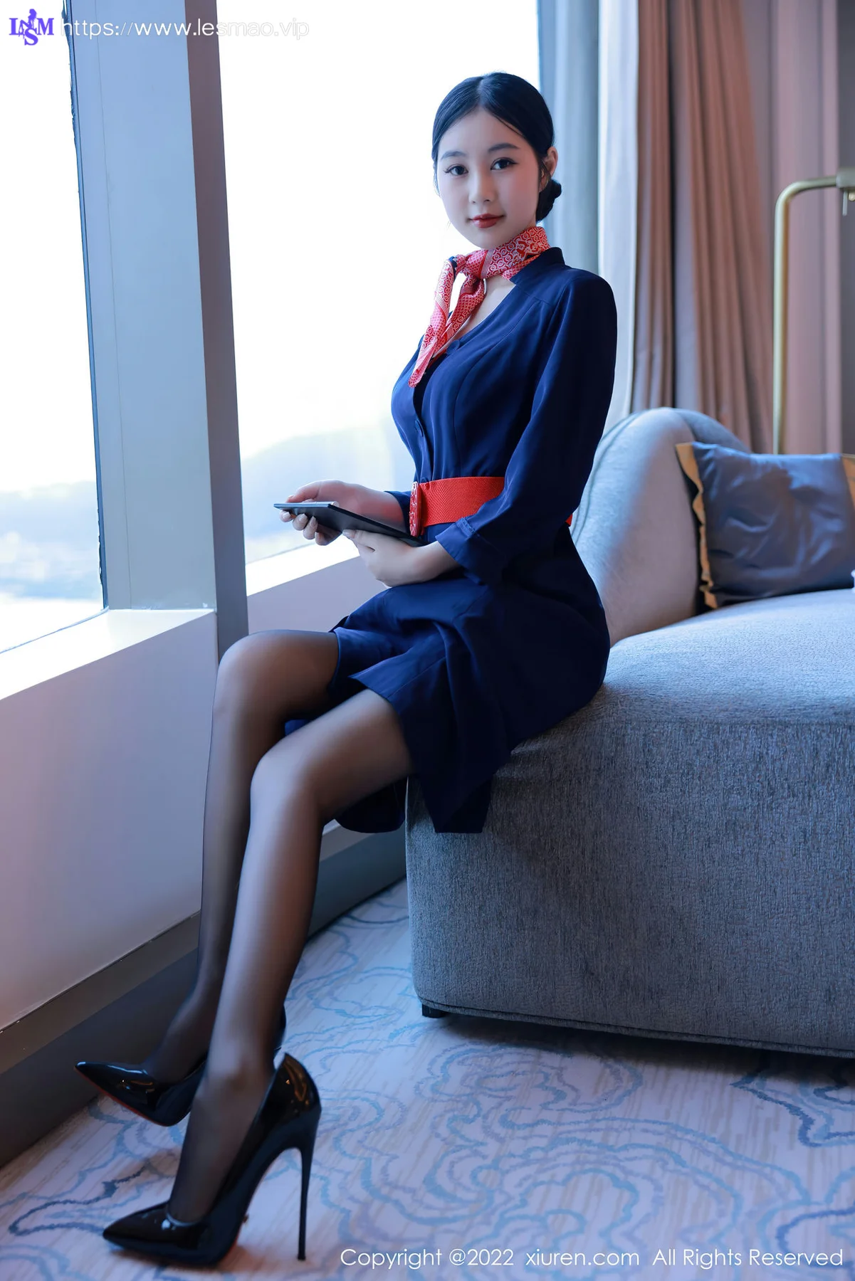 XiuRen 秀人 No.5579 谢晚晚 空姐制服 - 4