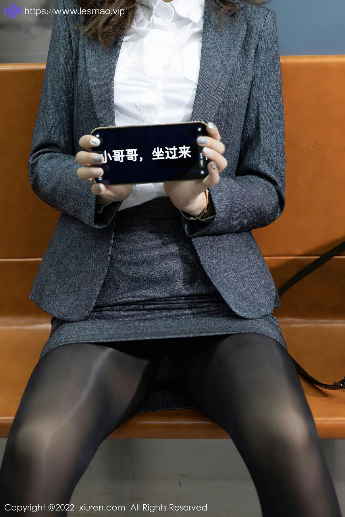 XiuRen 秀人 No.5600 绮里嘉ula 灰色职业装性感写真11 - 4