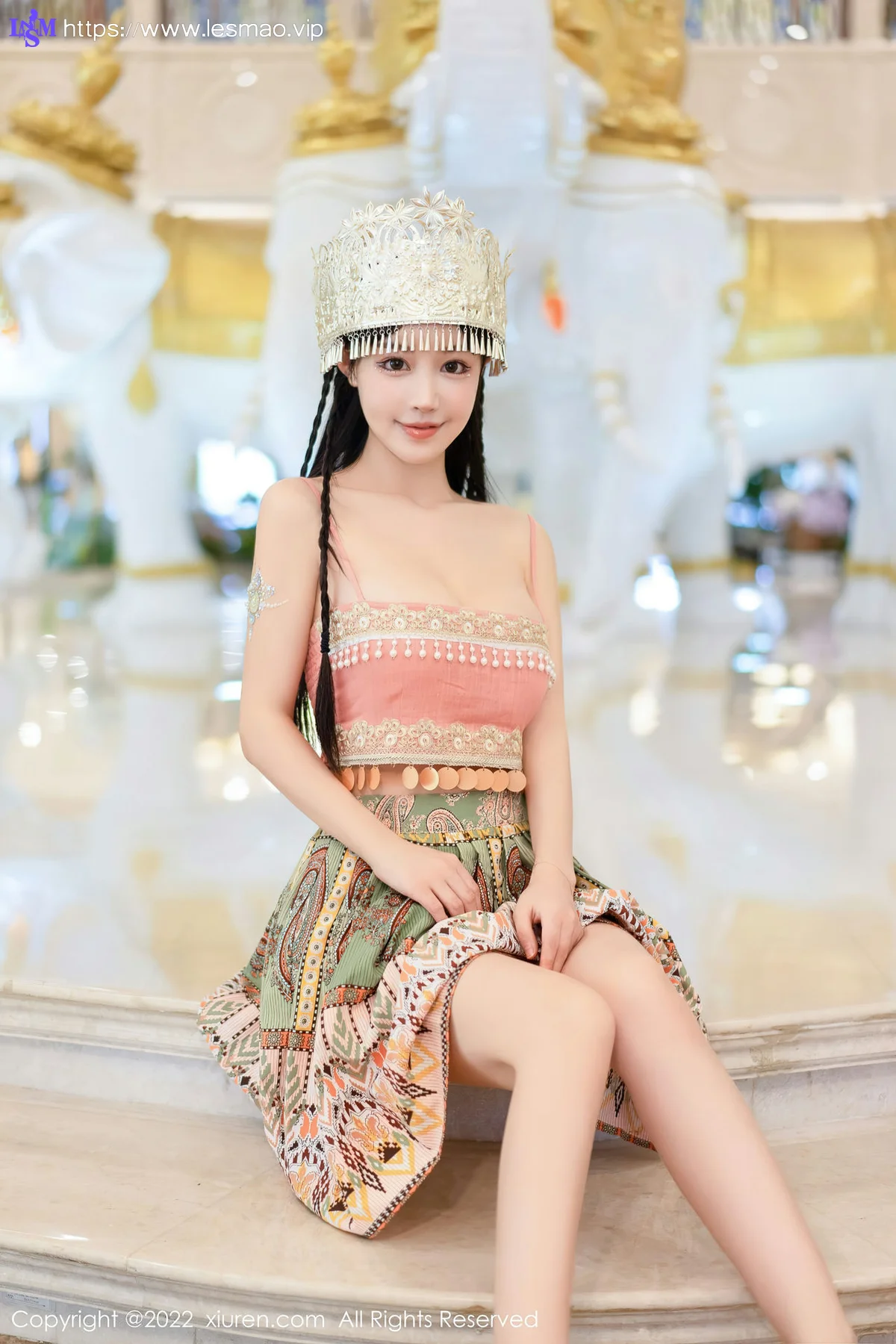 XiuRen 秀人 No.5615 朱可儿Flora 民族服饰西双版纳旅拍11 - 10