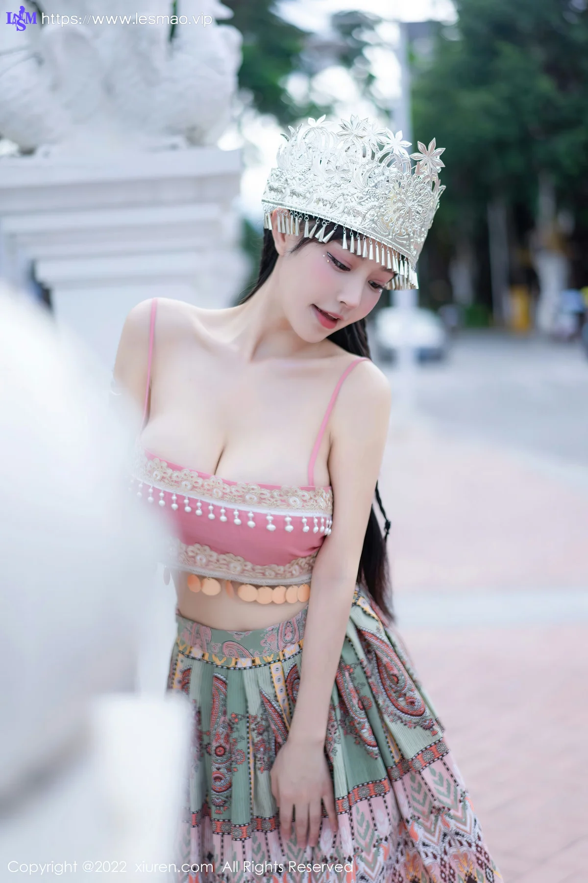 XiuRen 秀人 No.5615 朱可儿Flora 民族服饰西双版纳旅拍11 - 8
