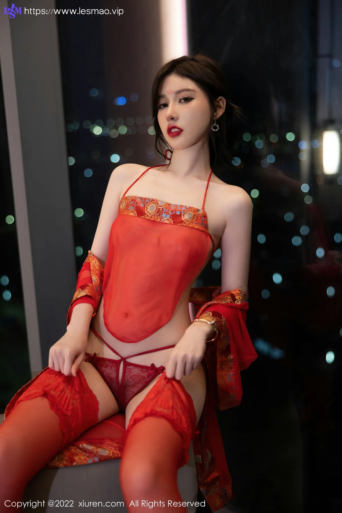 XiuRen 秀人 No.5619 美桃酱 透薄纱古装服饰性感写真 - 2