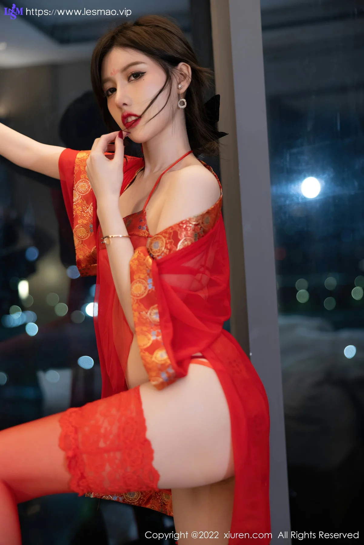 XiuRen 秀人 No.5619 美桃酱 透薄纱古装服饰性感写真 - 9