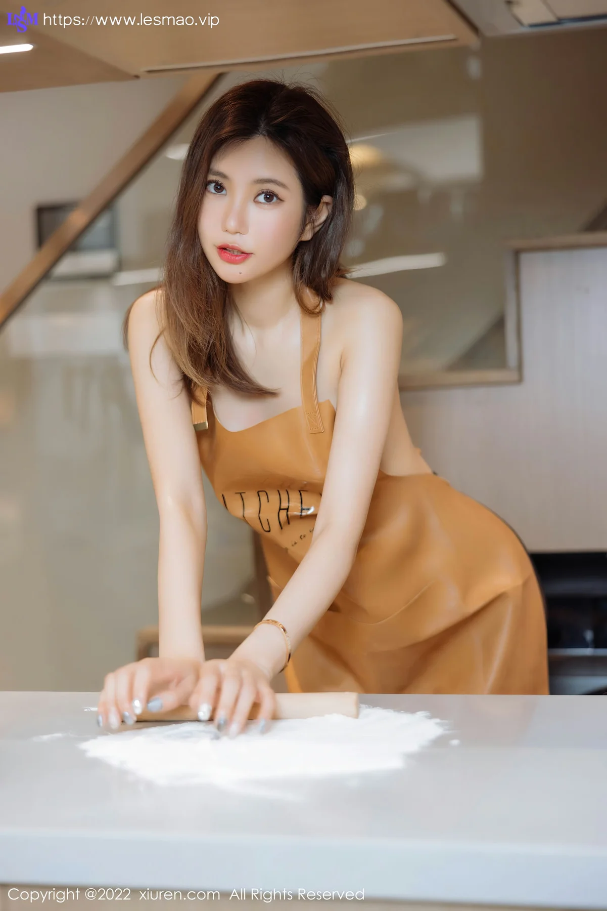 XiuRen 秀人 No.5634 绮里嘉ula 性感围裙写真111 - 10