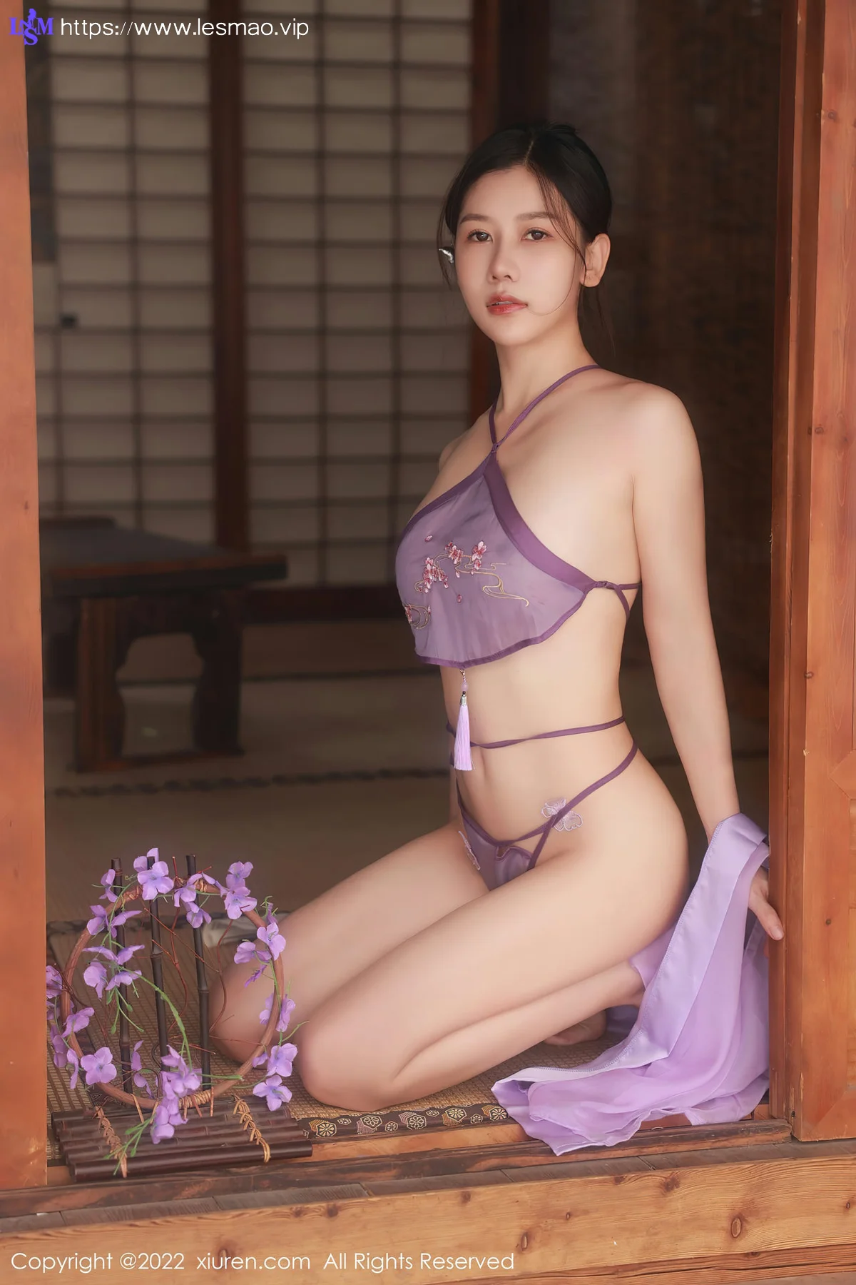 XiuRen 秀人 No.5642 尹甜甜 轻透薄纱古装性感写真3 - 2