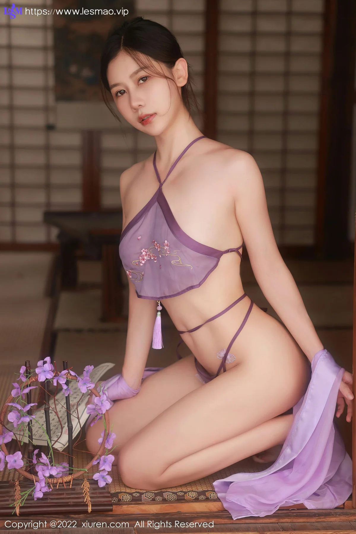 XiuRen 秀人 No.5642 尹甜甜 轻透薄纱古装性感写真3 - 5
