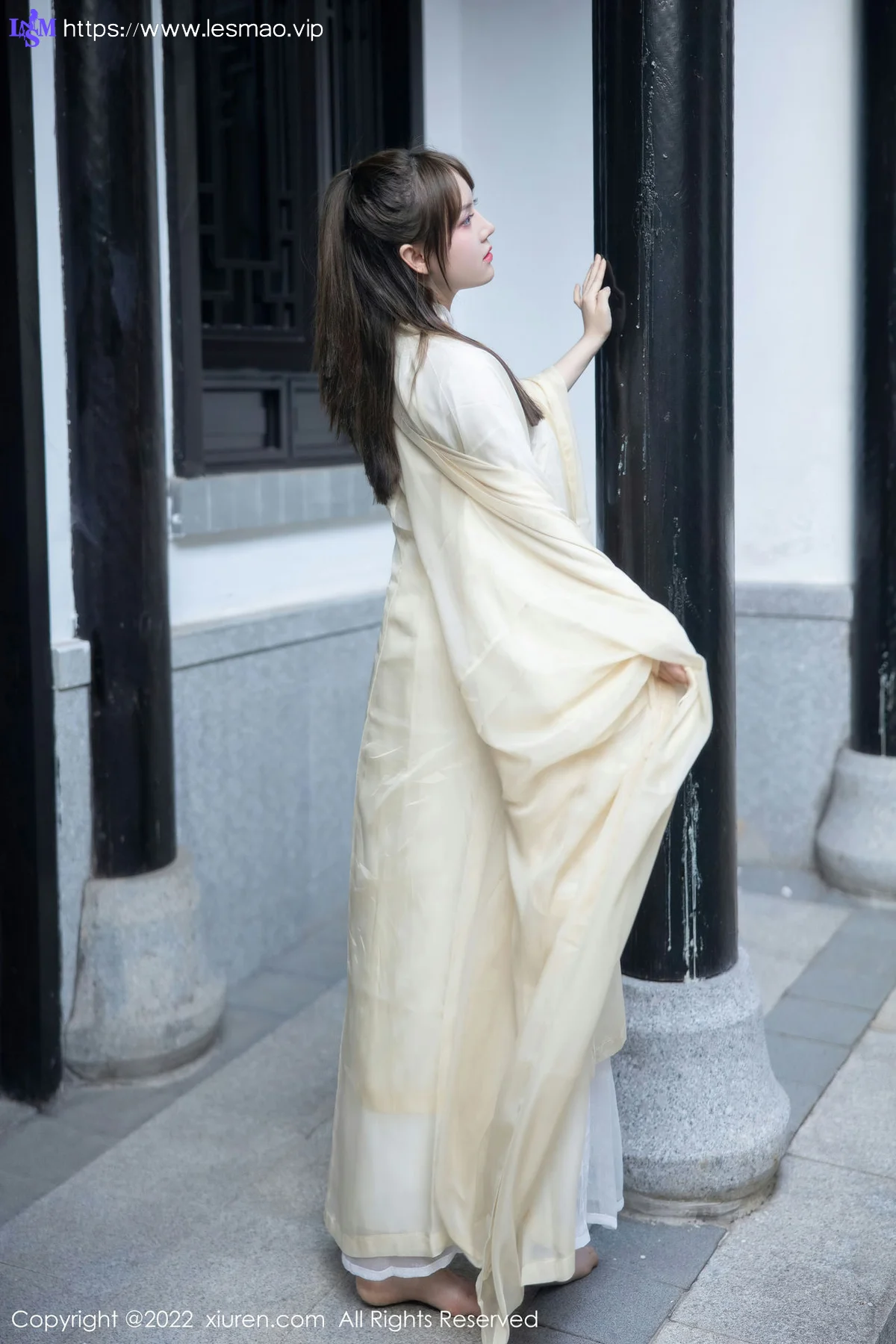 XiuRen 秀人 No.5653 豆瓣酱 白色古装服饰性感写真3 - 3