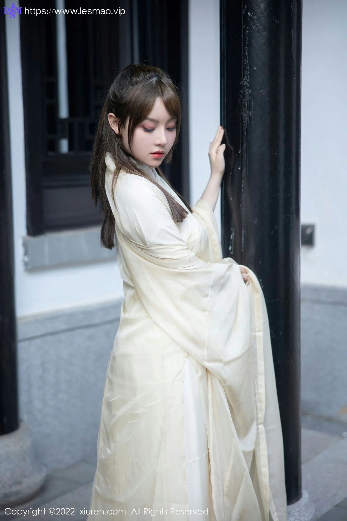 XiuRen 秀人 No.5653 豆瓣酱 白色古装服饰性感写真3 - 4