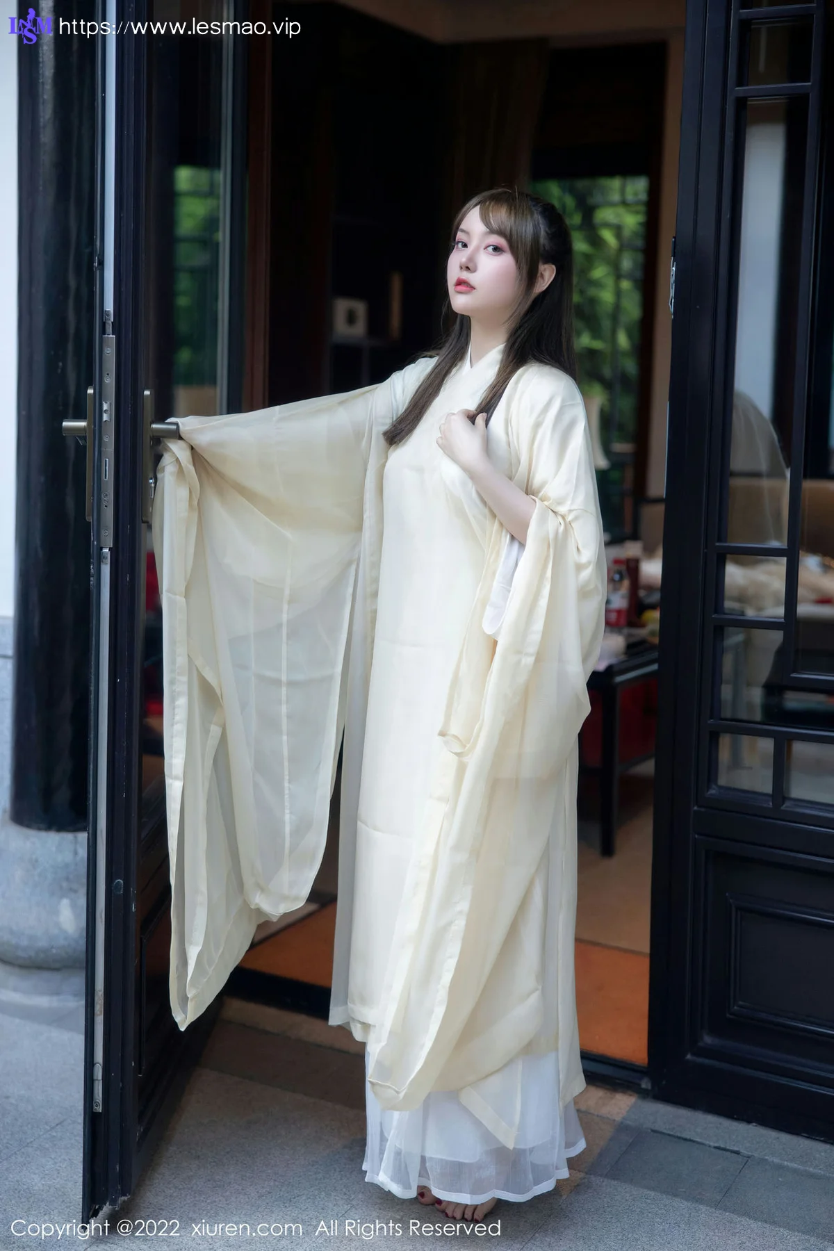 XiuRen 秀人 No.5653 豆瓣酱 白色古装服饰性感写真3 - 5