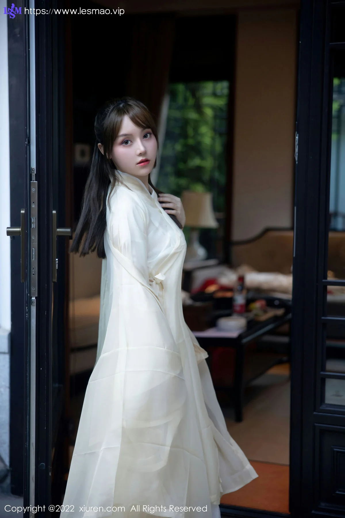 XiuRen 秀人 No.5653 豆瓣酱 白色古装服饰性感写真3 - 6