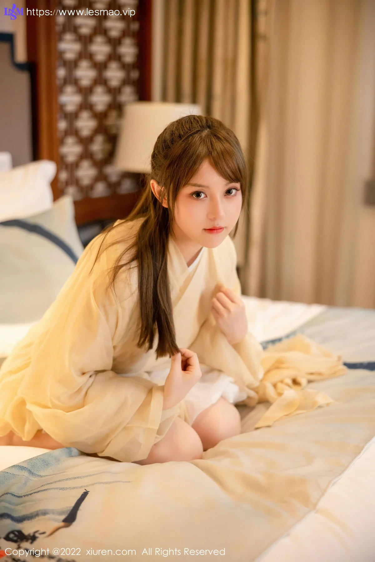 XiuRen 秀人 No.5653 豆瓣酱 白色古装服饰性感写真3 - 9