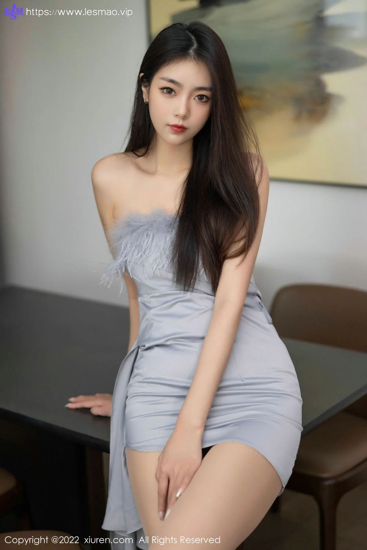 XiuRen 秀人 No.5664 可樂Vicky 飘逸长发性感写真1 - 1
