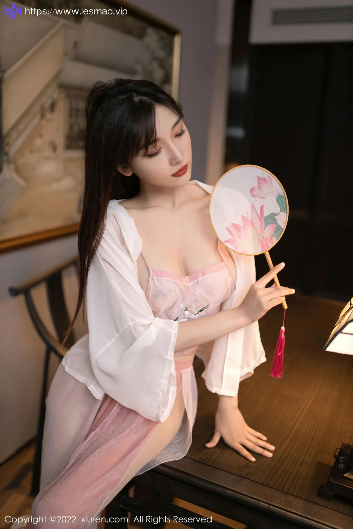 XiuRen 秀人 No.5666 陆萱萱 粉色古装服饰性感私房111 - 3