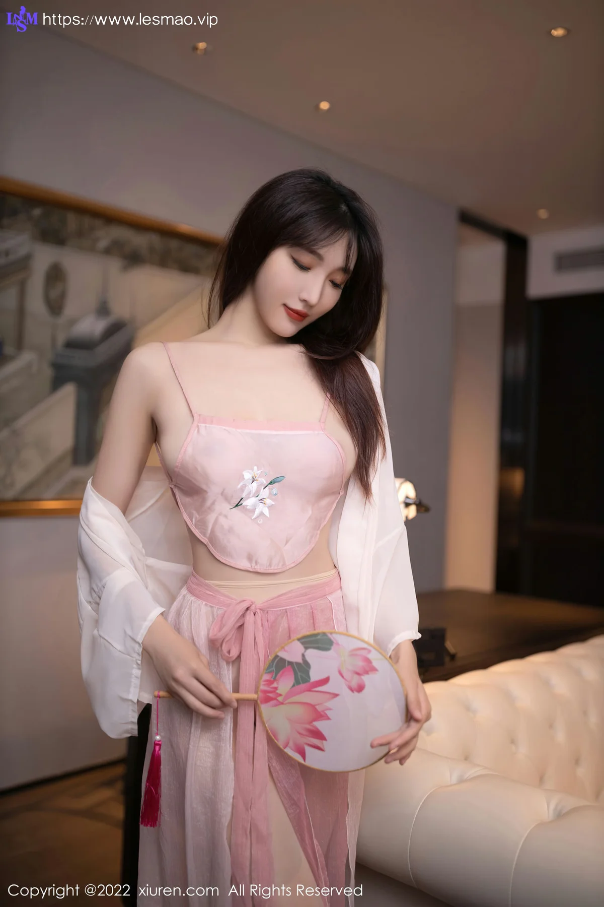 XiuRen 秀人 No.5666 陆萱萱 粉色古装服饰性感私房111 - 7