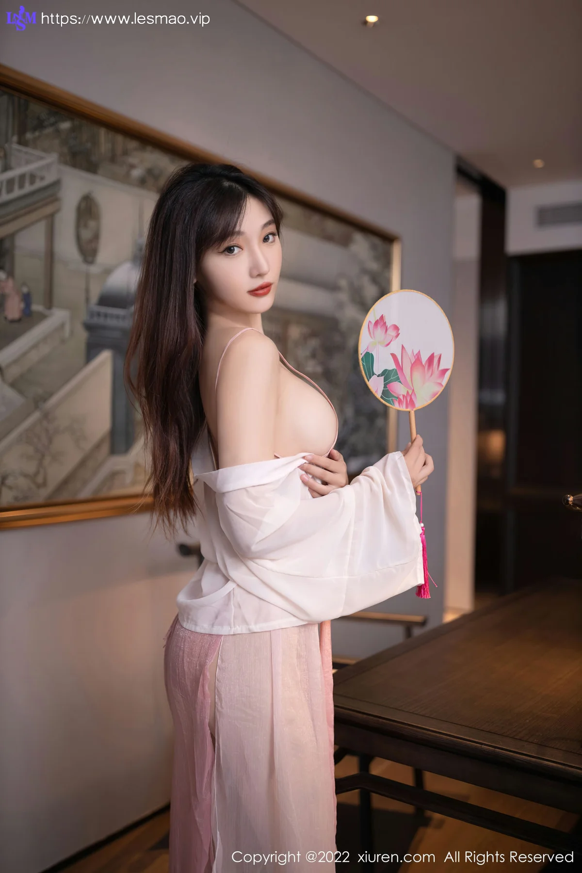 XiuRen 秀人 No.5666 陆萱萱 粉色古装服饰性感私房111 - 9