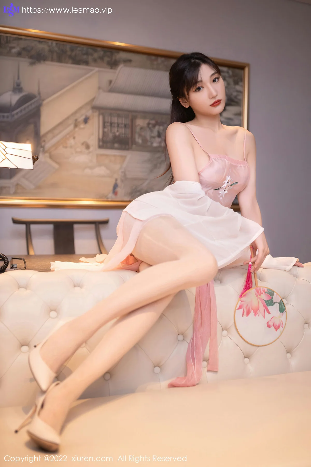 XiuRen 秀人 No.5666 陆萱萱 粉色古装服饰性感私房111 - 10