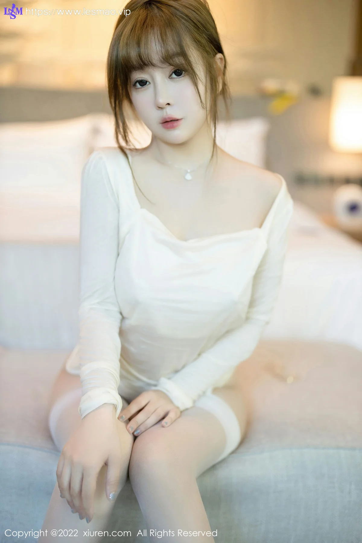 XiuRen 秀人 No.5712 王雨纯 白色丝袜性感写真 - 10