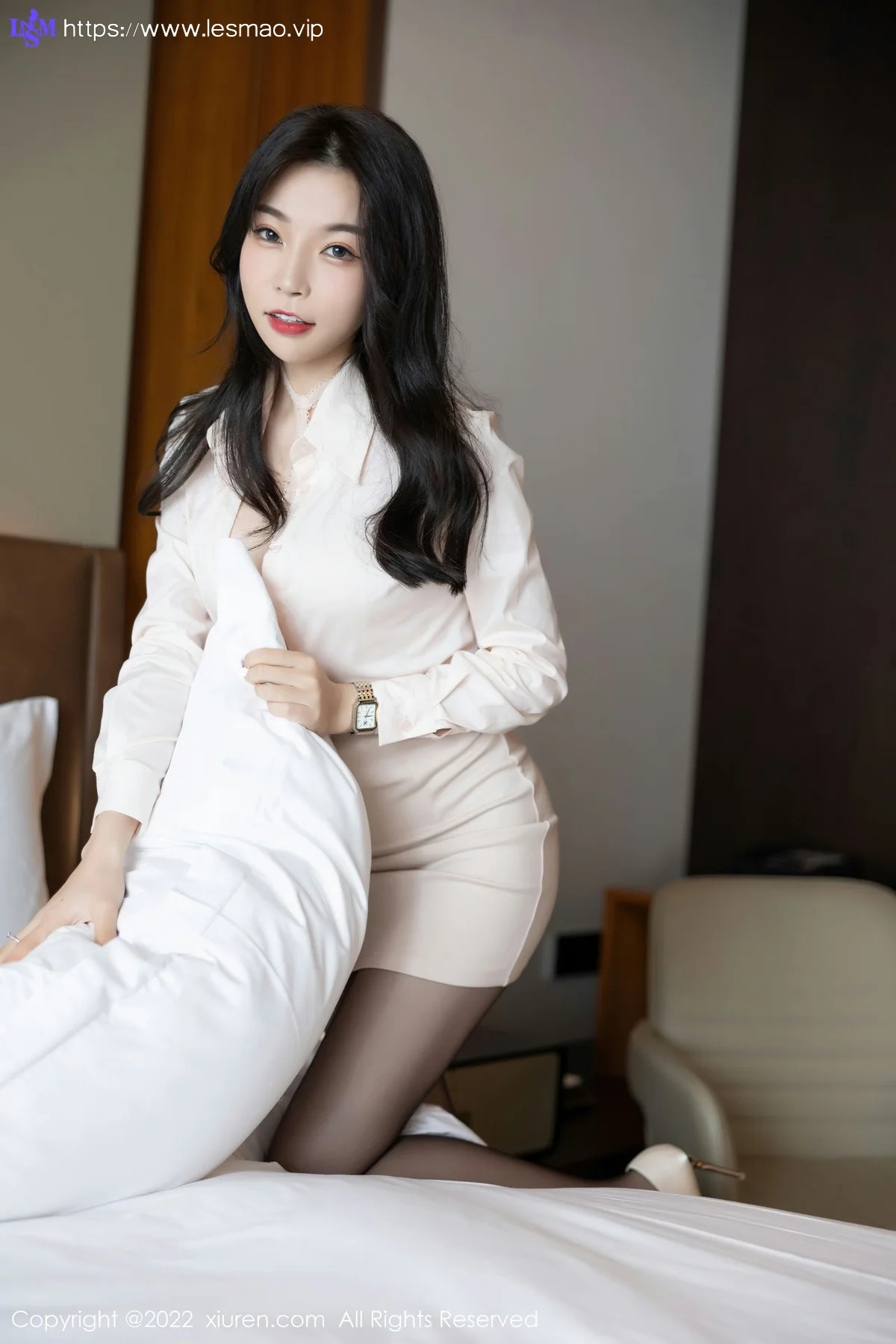 XiuRen 秀人 No.5737  徐莉芝Booty 魅惑黑丝性感十足1 - 6