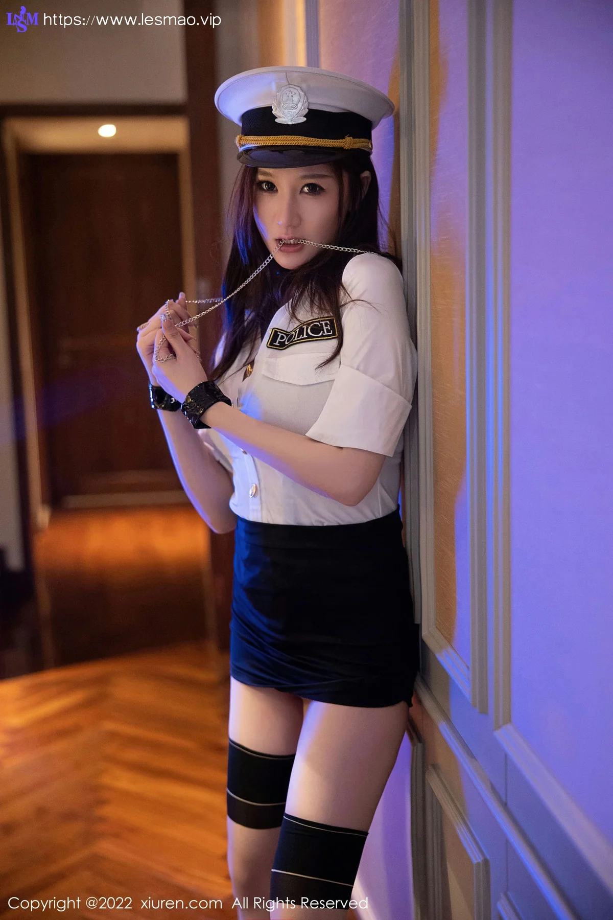 XiuRen 秀人 No.5740 顾乔楠Cora 白色海军制服性感写真11 - 9
