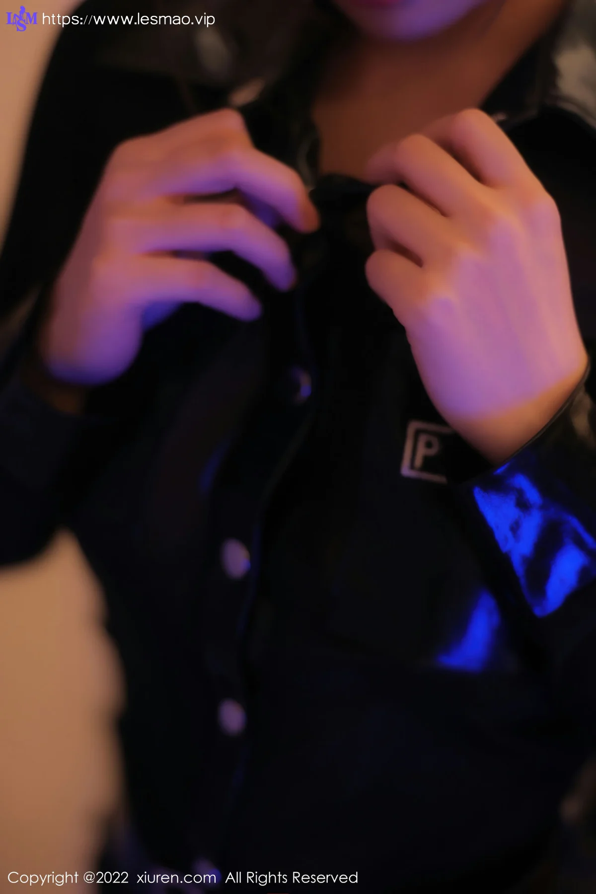 XiuRen 秀人 No.5750 周jojobaby 黑色情趣警官制服性感私房33 - 4