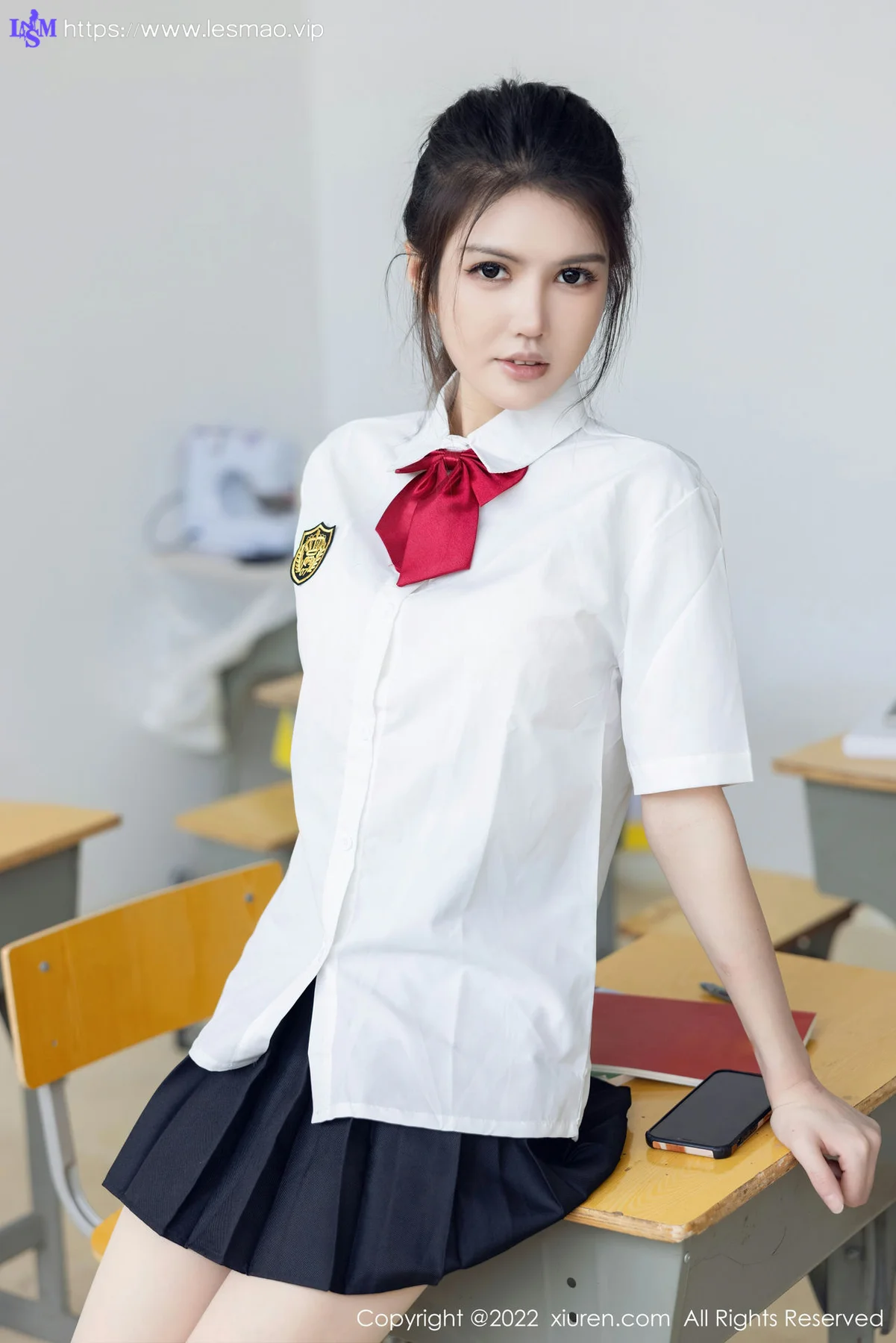 XiuRen 秀人 No.5762 媛媛酱belle教室场景拍摄性感写真3 - 3