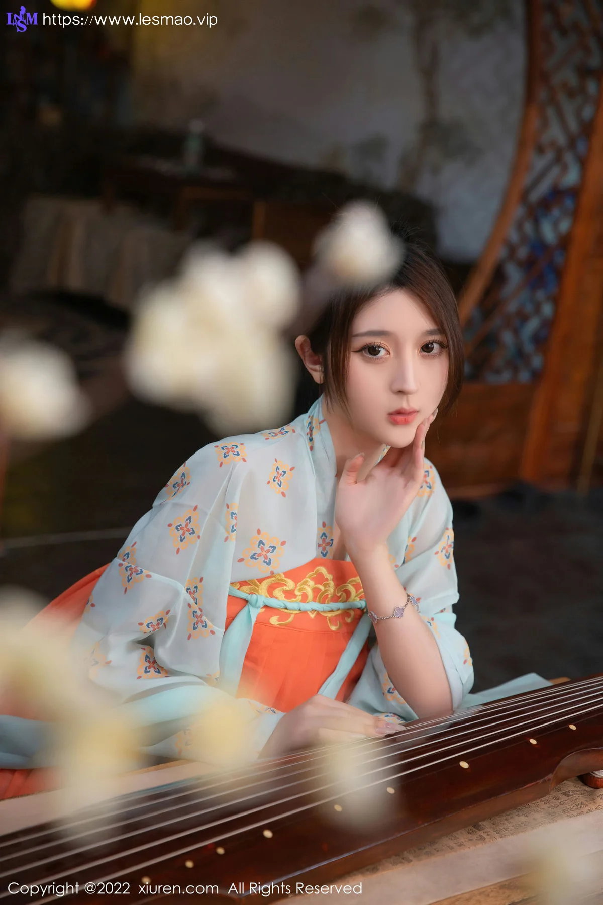 XiuRen 秀人 No.5772 夏甜甜 新人模特浅蓝色古装性感写真 - 4