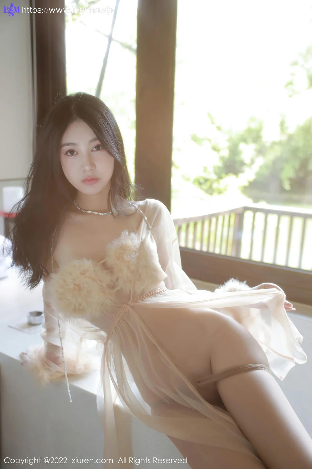 XiuRen 秀人 No.5796 谢晚晚 薄纱轻透情趣性感写真 - 5